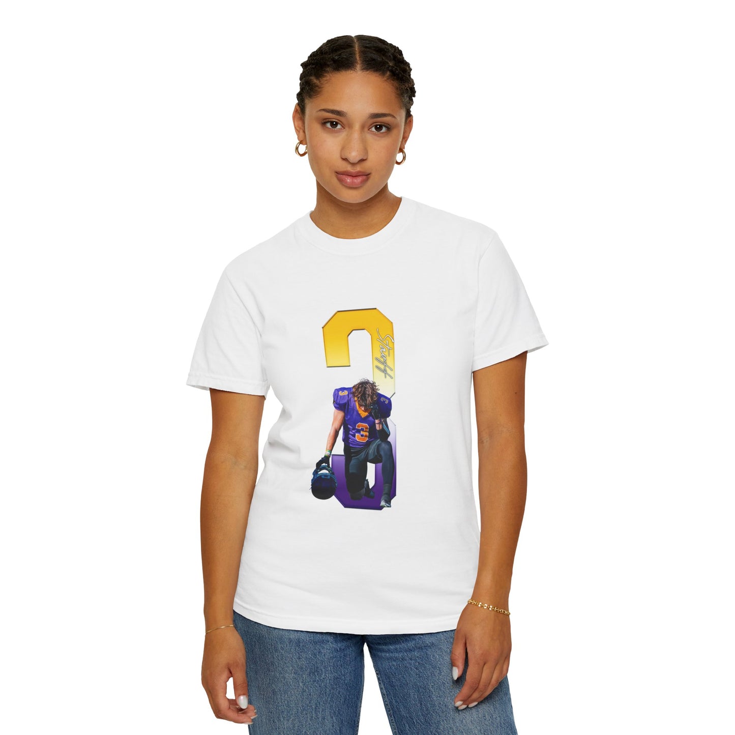 Connor Stauff Player Icon Number Premium Tee