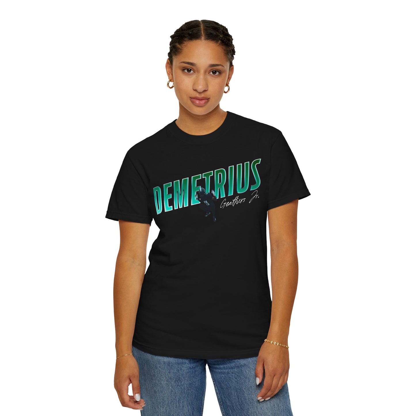 Demetrius Geathers Jr. Cursive Combo Premium Tee