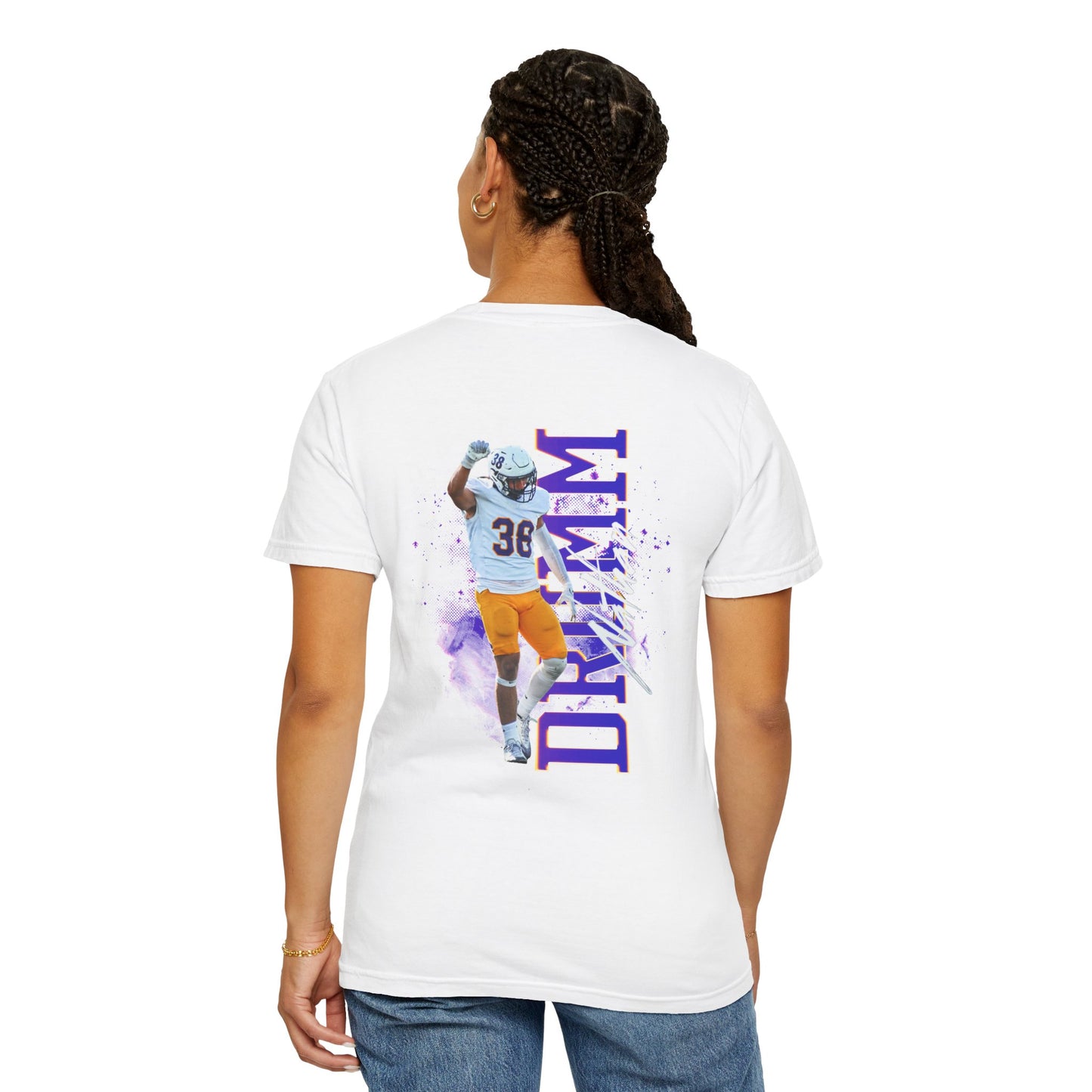 Nathan Drumm Logo Front & Back Premium Tee