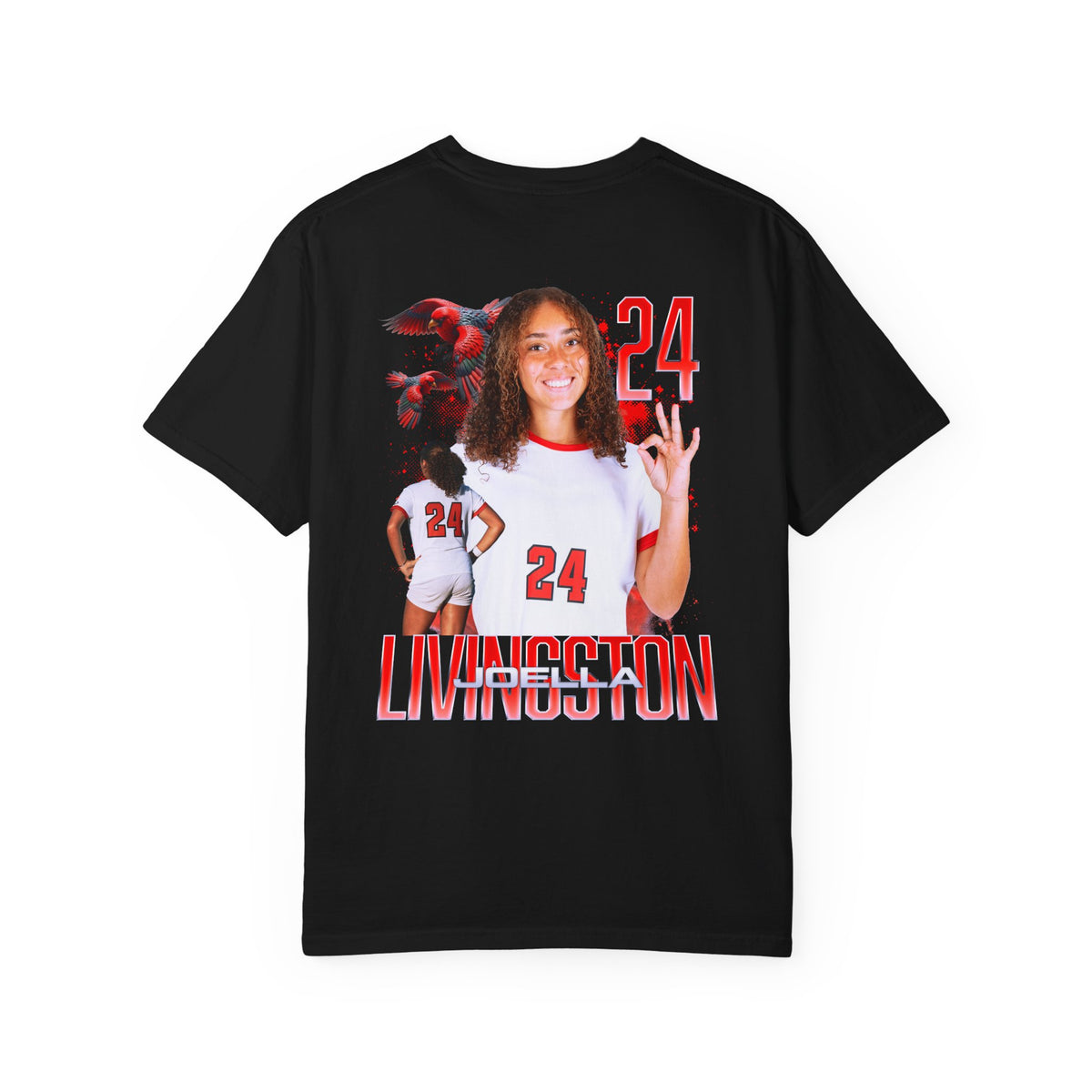 Joella Livingston Logo Front & Back Premium Tee