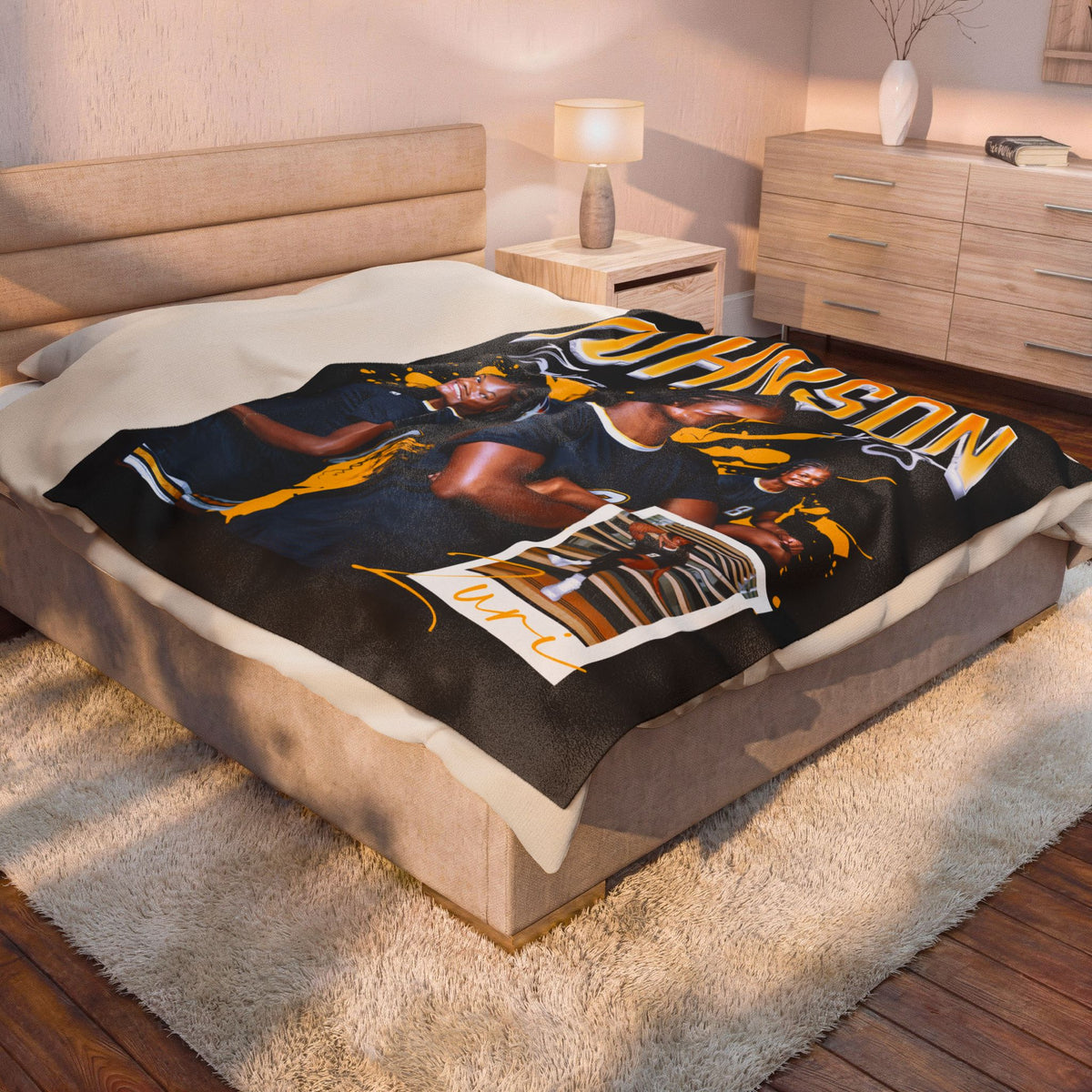 Zuri Johnson 60"-80" Plush Blanket