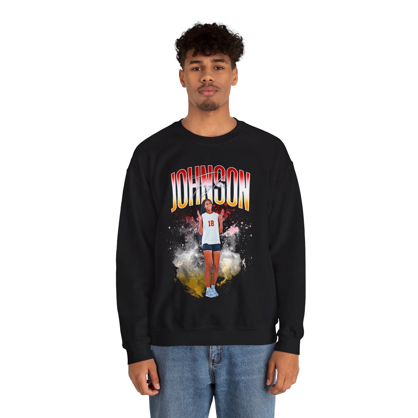 Taylor Johnson Splatter Crewneck Sweatshirt