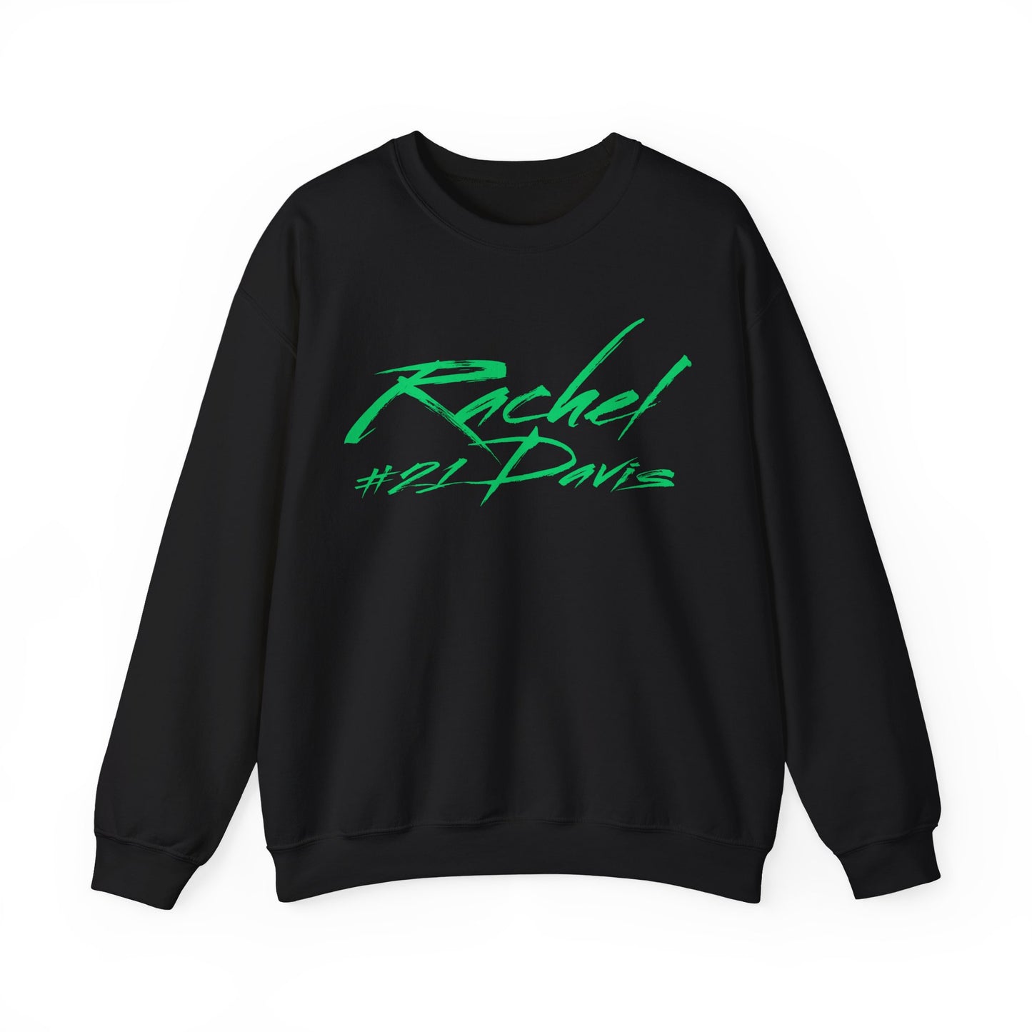 Rachel Davis Cursive Name & Number Crewneck Sweatshirt