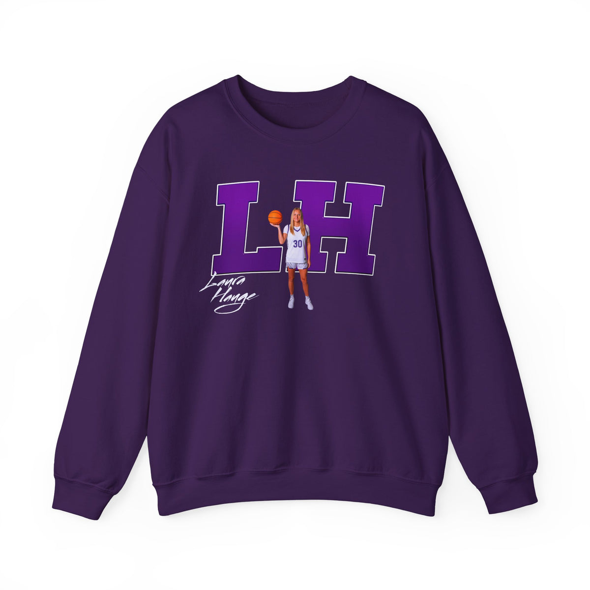 Laura Hauge Big Initials Crewneck Sweatshirt
