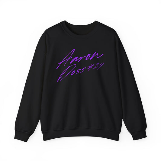Aaron Doss Cursive Name & Number Crewneck Sweatshirt