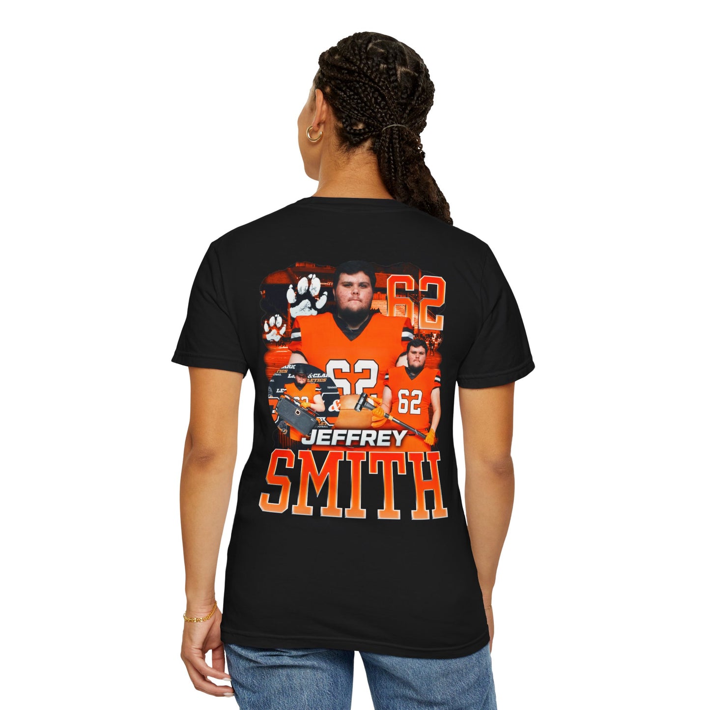 Jeffrey Smith Logo Front & Back Premium Tee