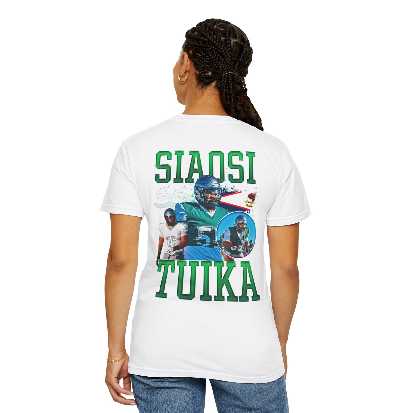 Siaosi Tuika Logo Front & Back Premium Tee