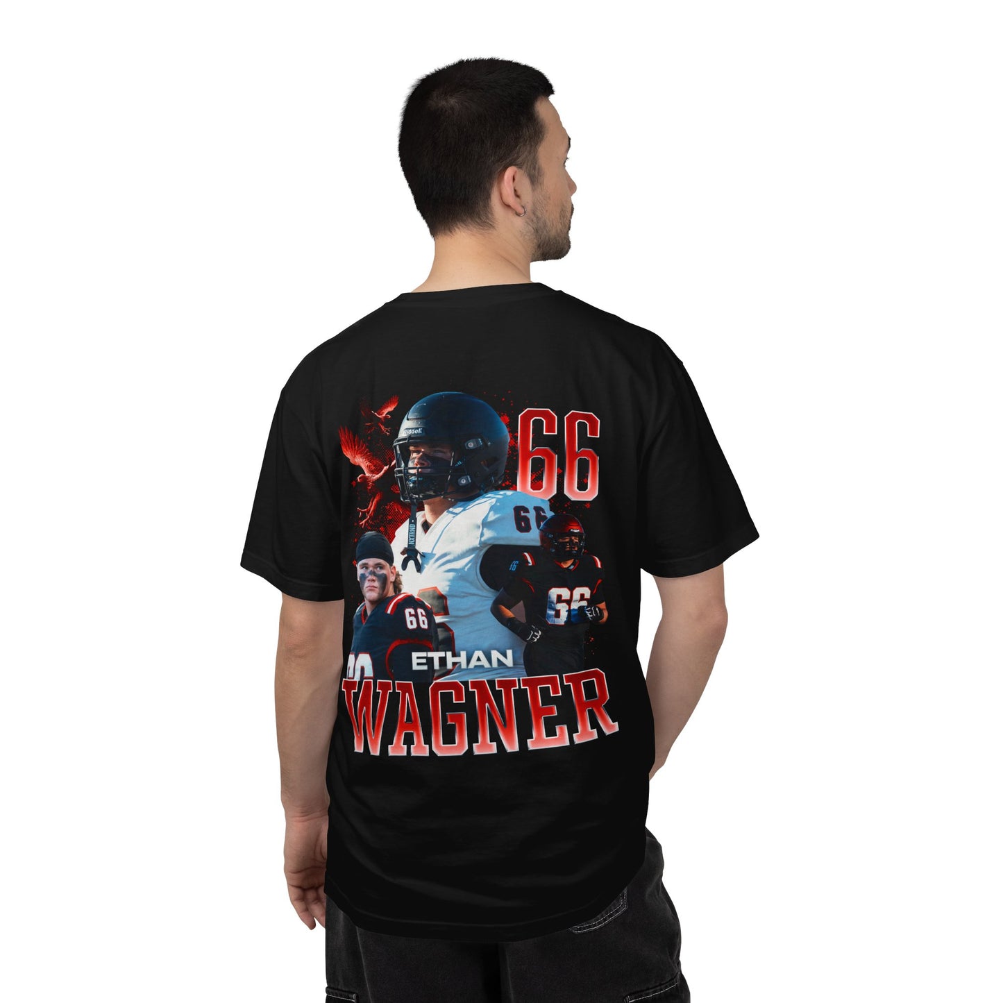 Ethan Wagner Logo Front & Back Premium Tee