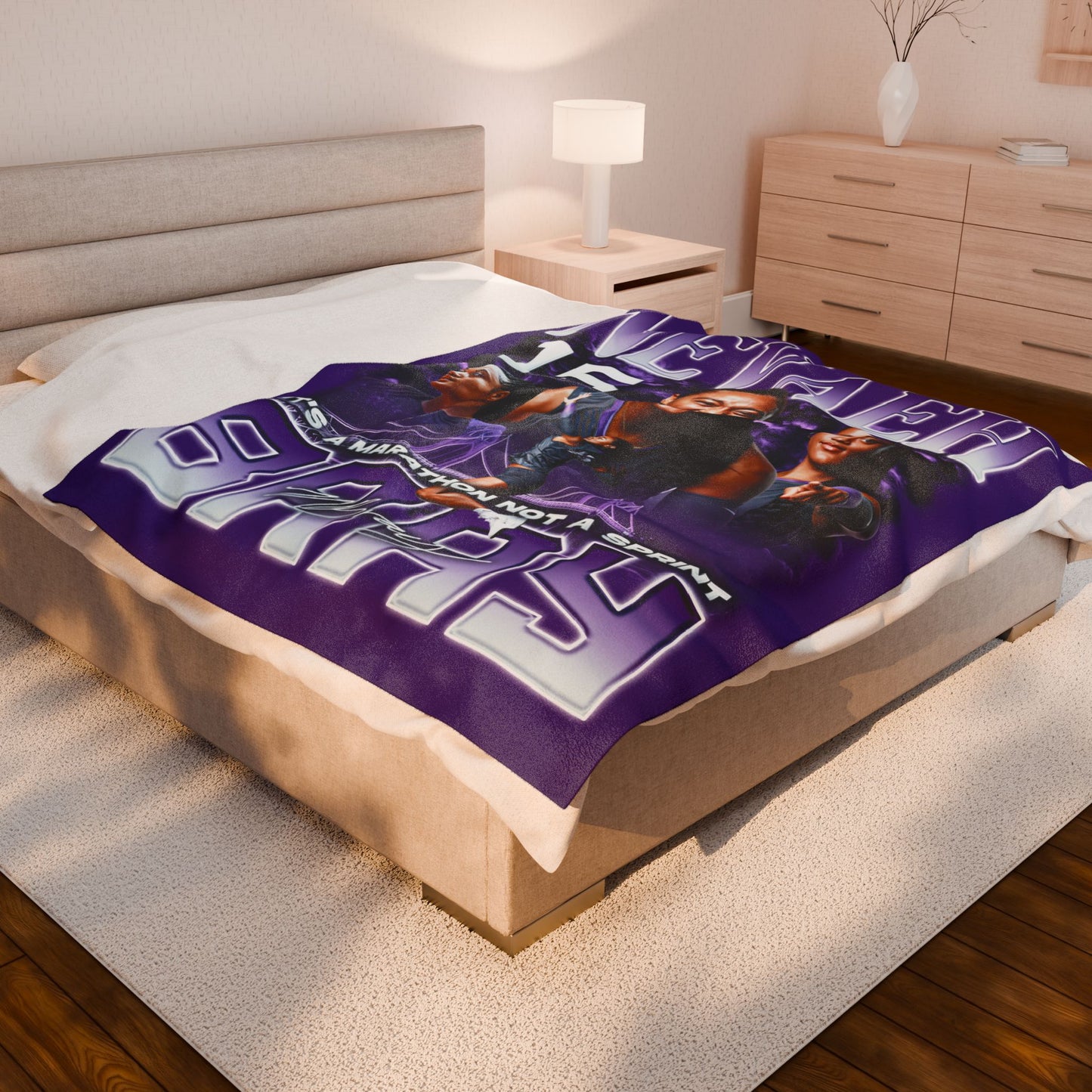 Nevaeh Bray 60"-80" Plush Blanket