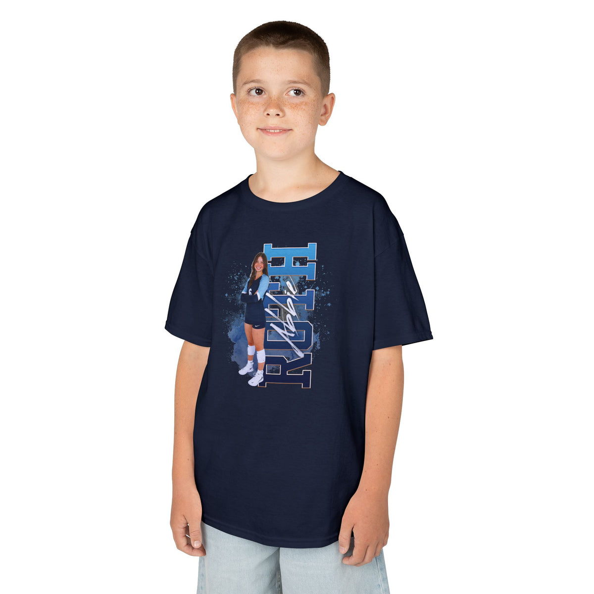 Abbie Roth Vertical Name Kids Tee