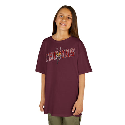 TJ Thomas Cursive Combo Kids Tee