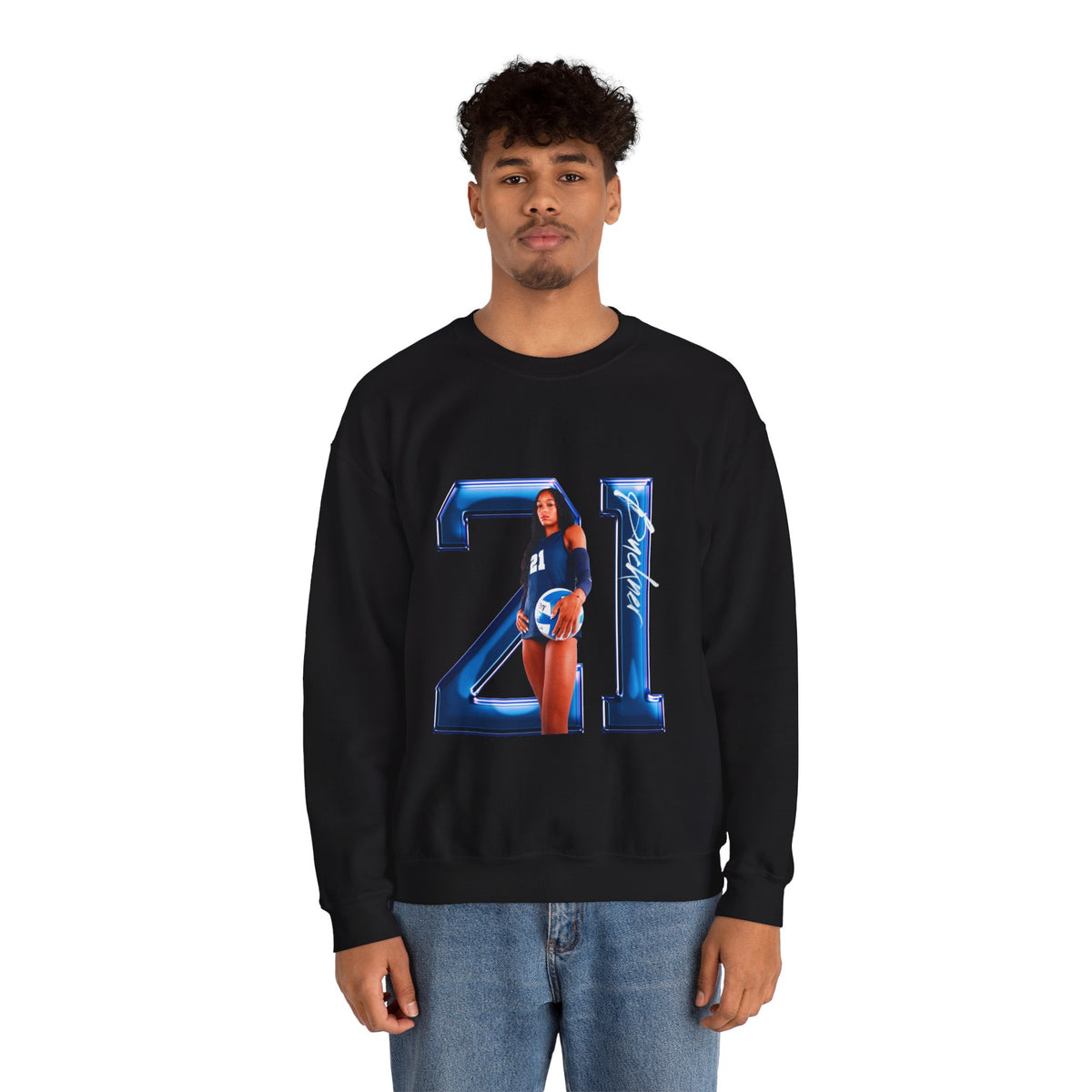 Addison Buckner Player Icon Number Crewneck Sweatshirt