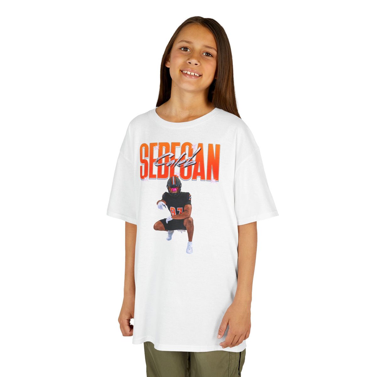 Caleb Sedegan Big Last Name Kids Tee