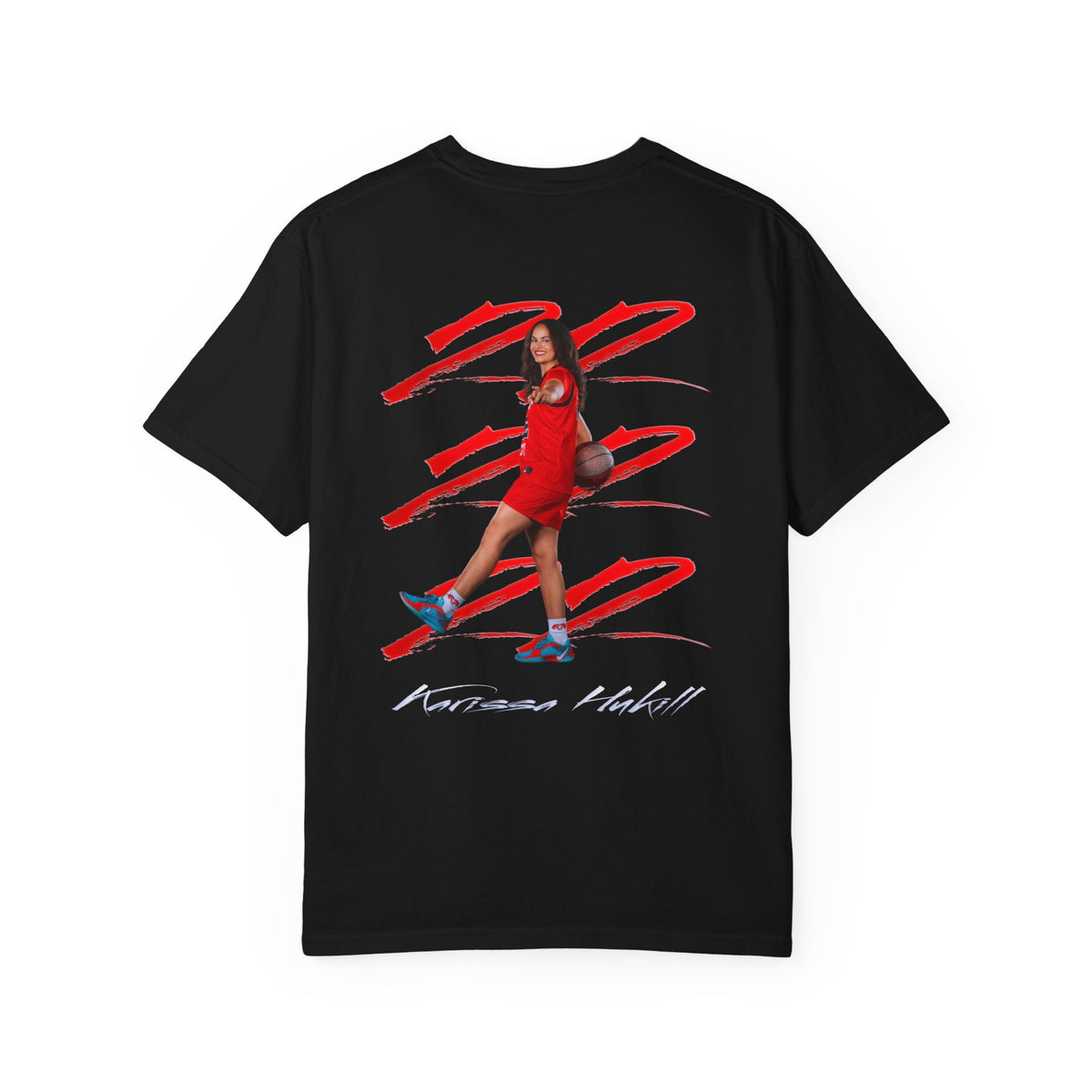 Karissa Hukill Logo Front & Back Premium Tee
