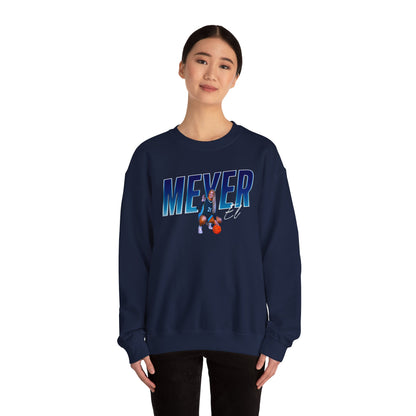 Copy of El Meyer Cursive Combo Colored Crewneck Sweatshirt