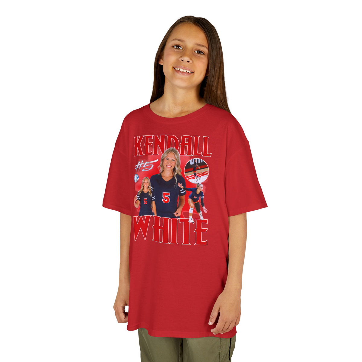 Kendall White Kids Tee