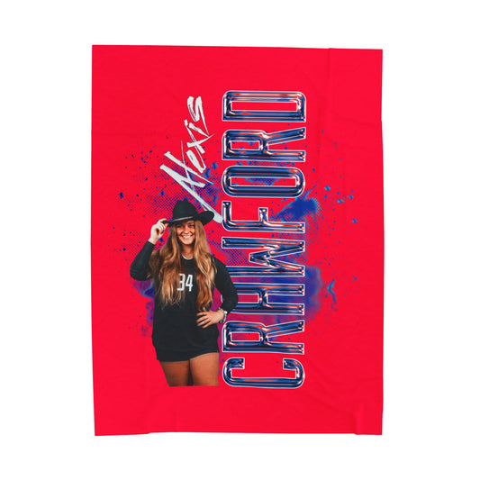 Alexis Crawford 60"-80" Plush Blanket