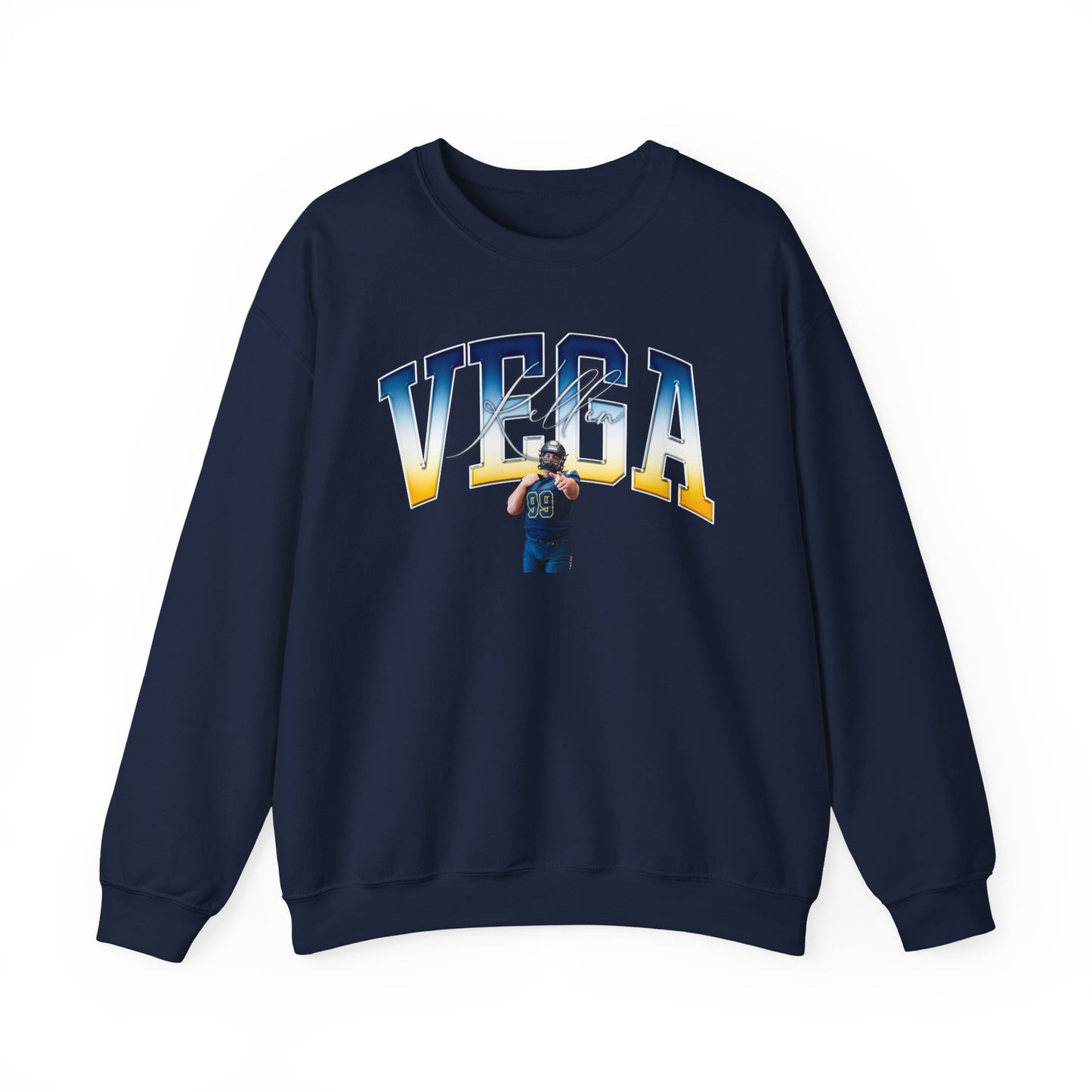 Kellen Vega Big Last Name Crewneck Sweatshirt