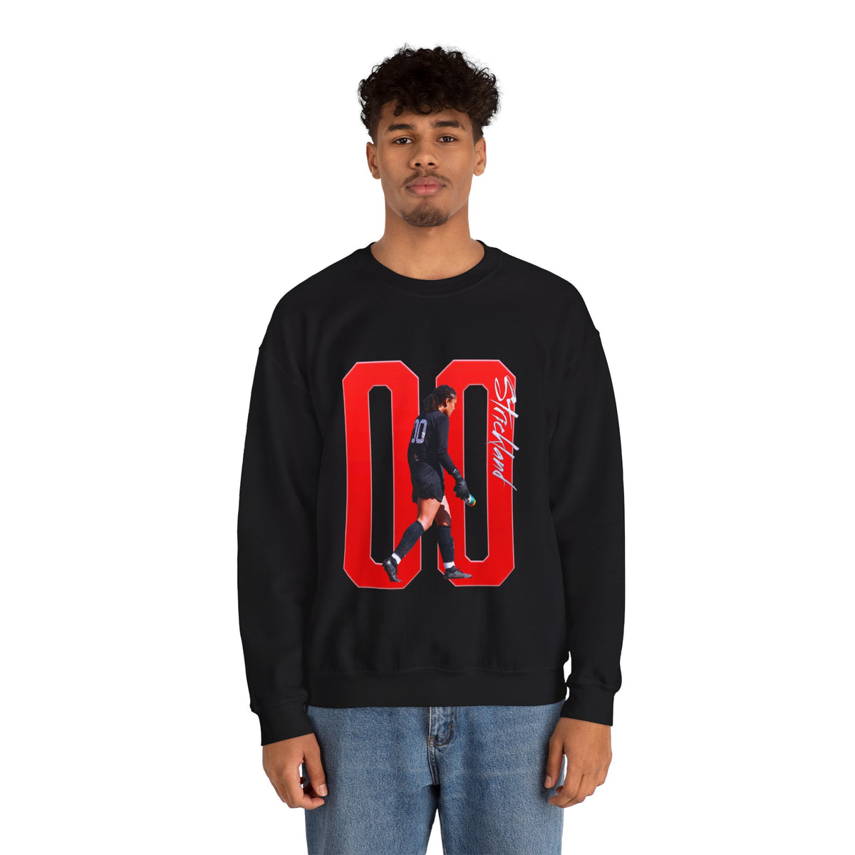 Jaylee Strickland Player Icon Number Crewneck Sweatshirt