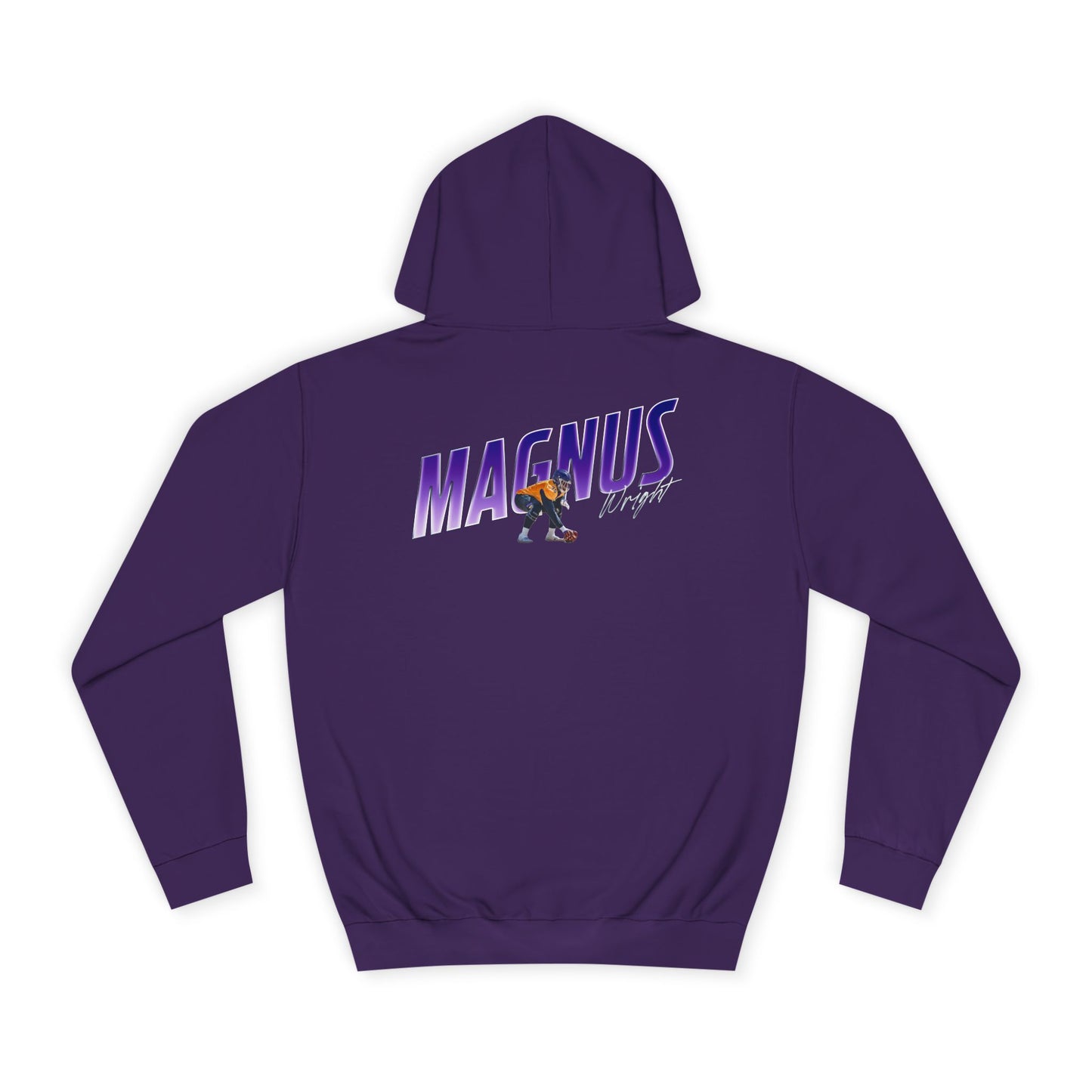 Magnus Wright Cursive Combo Colored Premium Hoodie