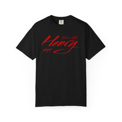 Henry Davis III Cursive Name & Number Premium Tee