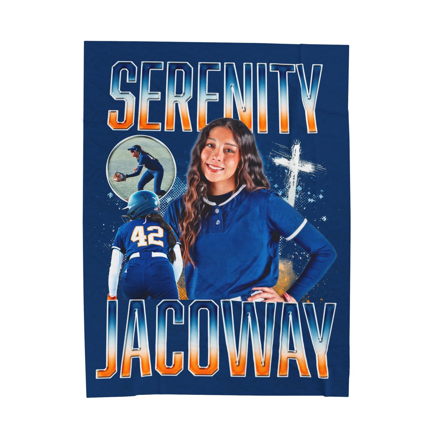 Serenity Jacoway 60"-80" Plush Blanket