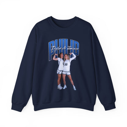 Dylan & Jamison Philip Curved Combo Colored Crewneck Sweatshirt