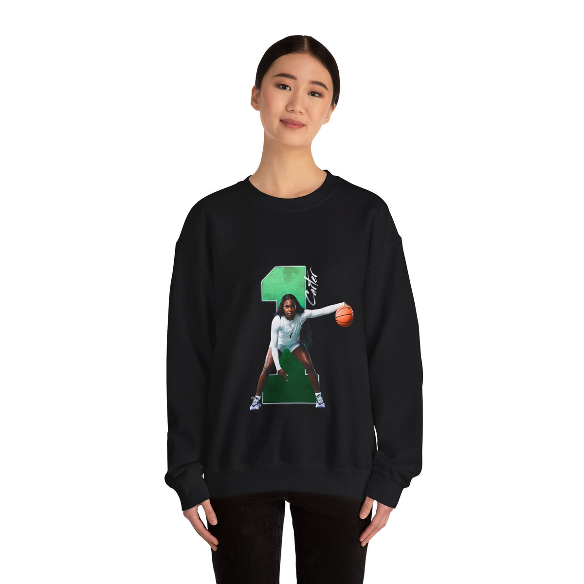 Eleecia Carter Player Icon Number Crewneck Sweatshirt