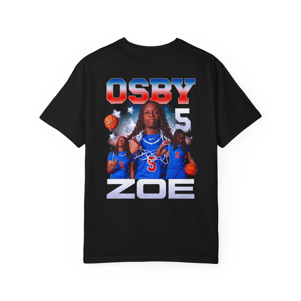 Zoe Osby Logo Front & Back Premium Tee