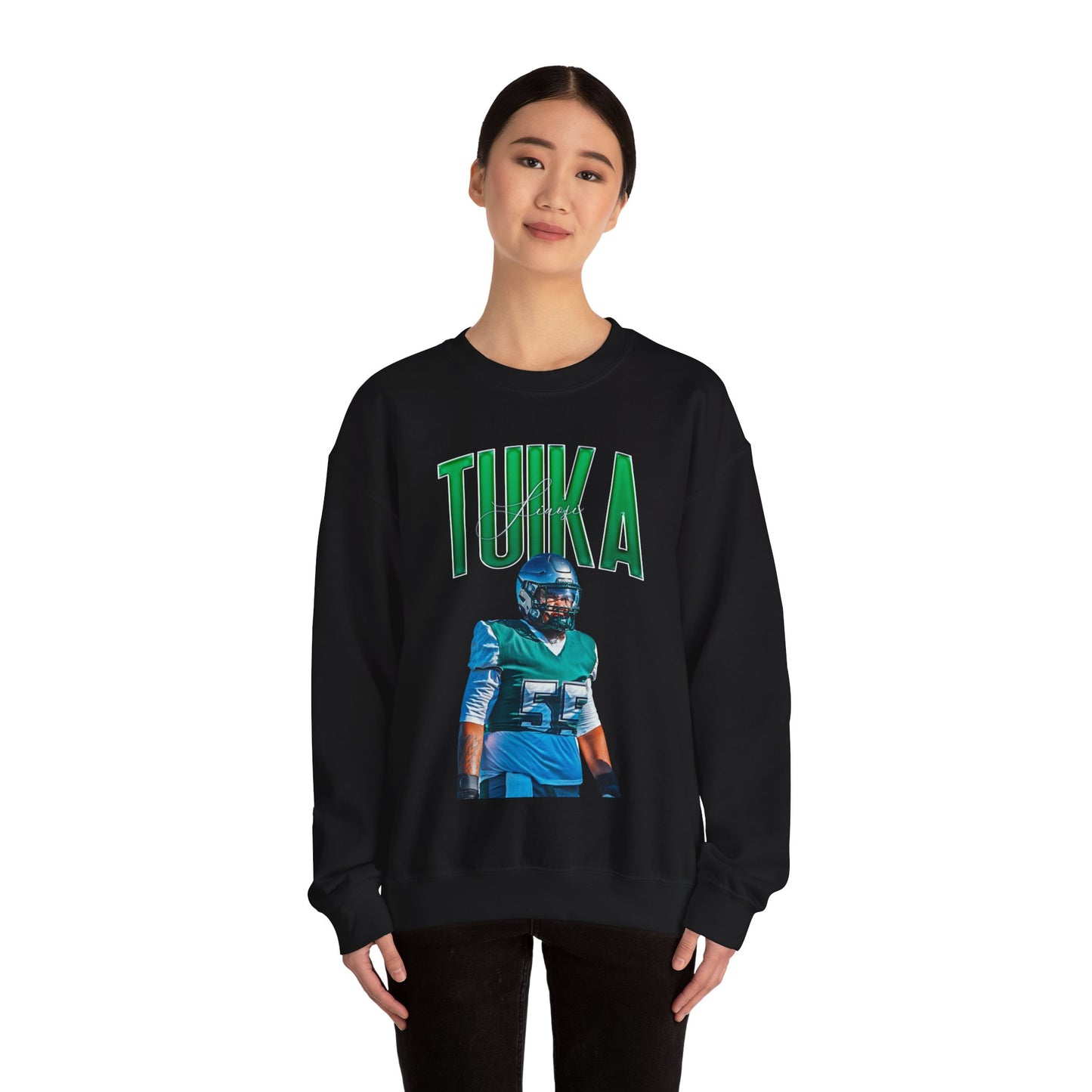 Siaosi Tuika Big Last Name Crewneck Sweatshirt