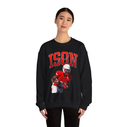 Fresh Ison Curved Combo Colored Crewneck Sweatshirt