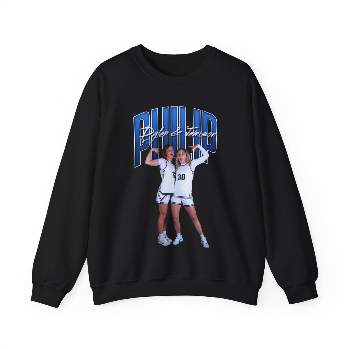 Dylan & Jamison Philip Curved Combo Colored Crewneck Sweatshirt