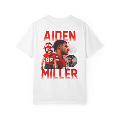 Aiden Miller Logo Front & Back Premium Tee