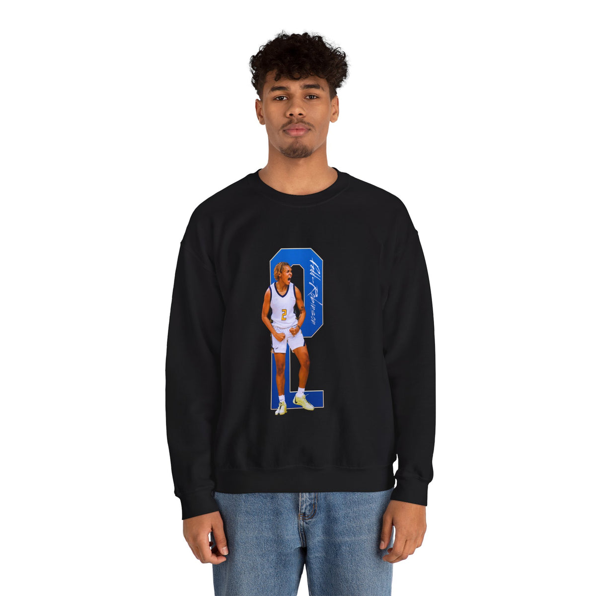 Faith Fedd-Robinson Player Icon Number Crewneck Sweatshirt