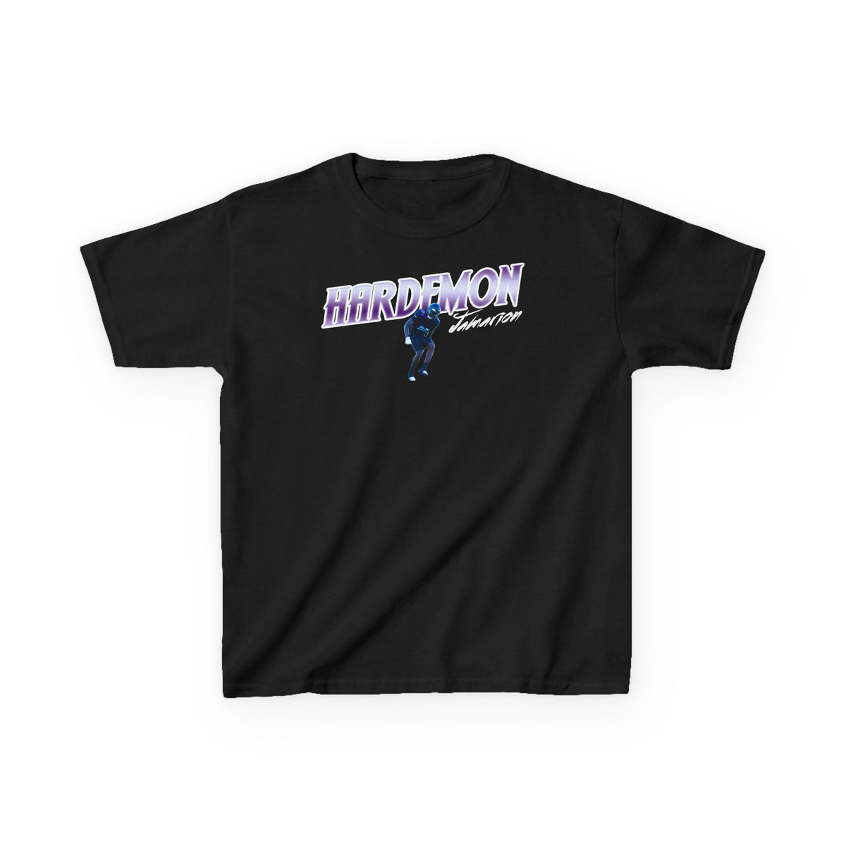 Jamarion Hardemon Cursive Combo Colored Kids Tee