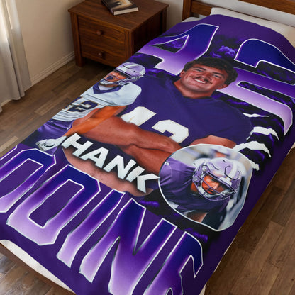 Hank Bodine 60"-80" Plush Blanket