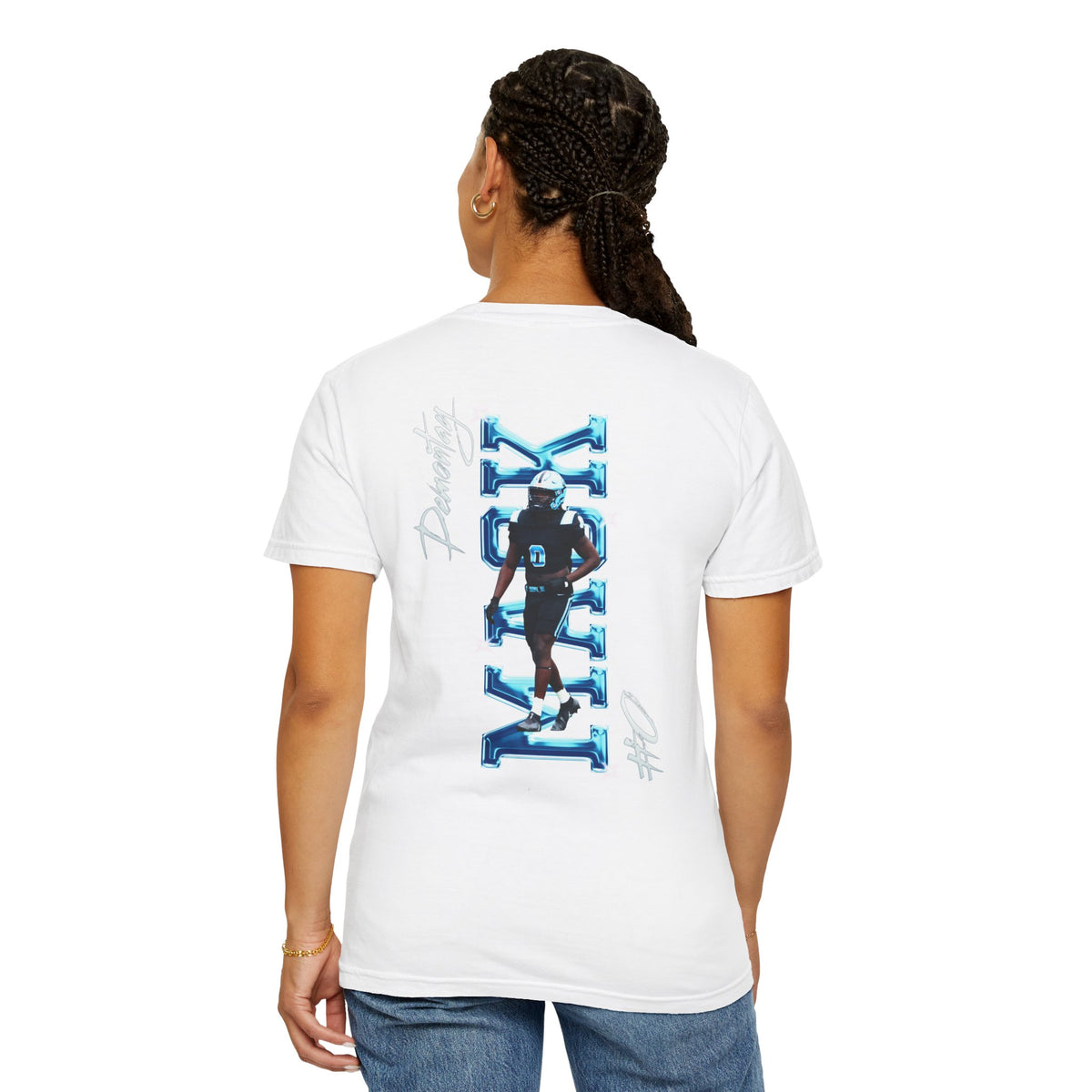 Demontay Mack Logo Front & Back Premium Tee