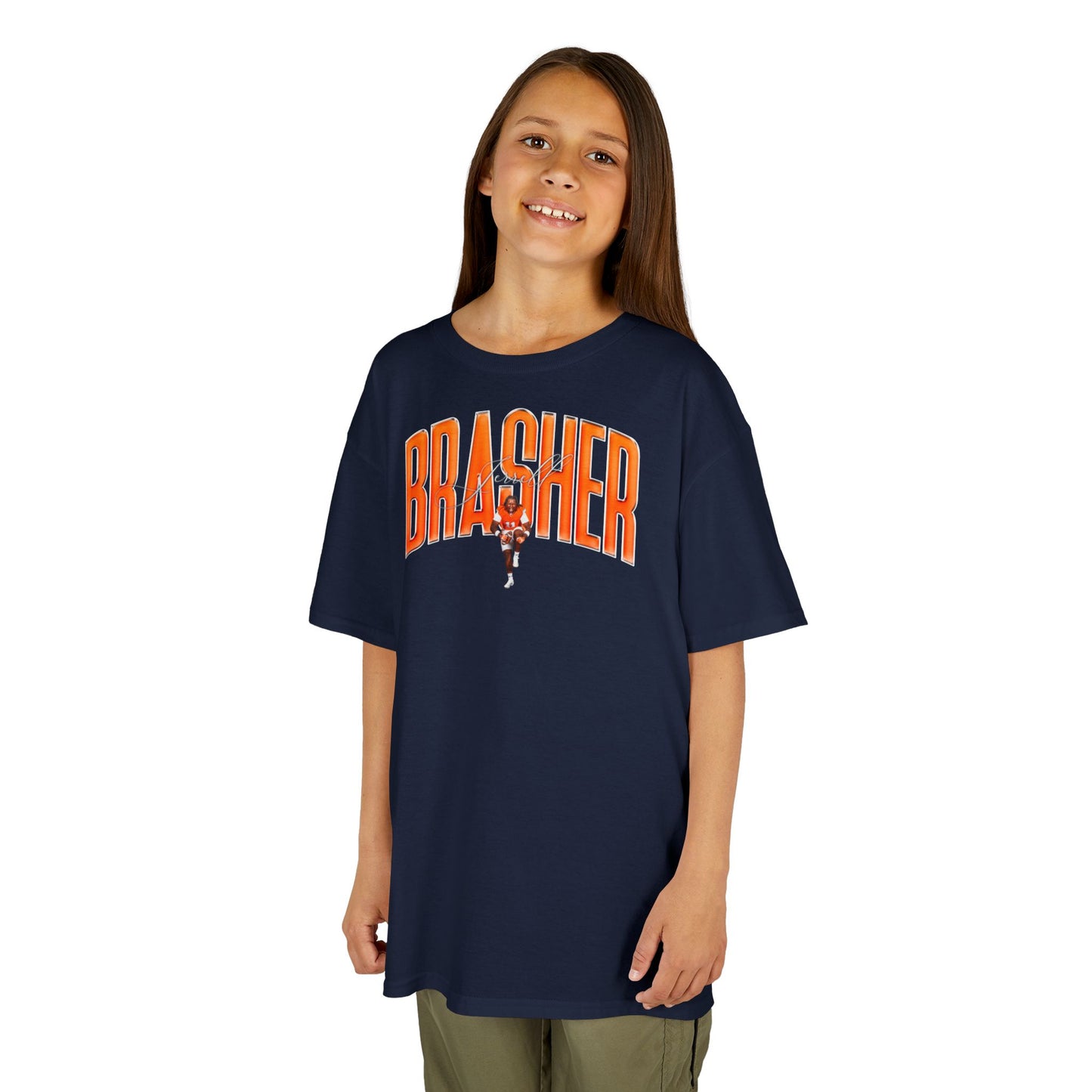 Jerrell Brasher Curved Combo Colored Kids Tee