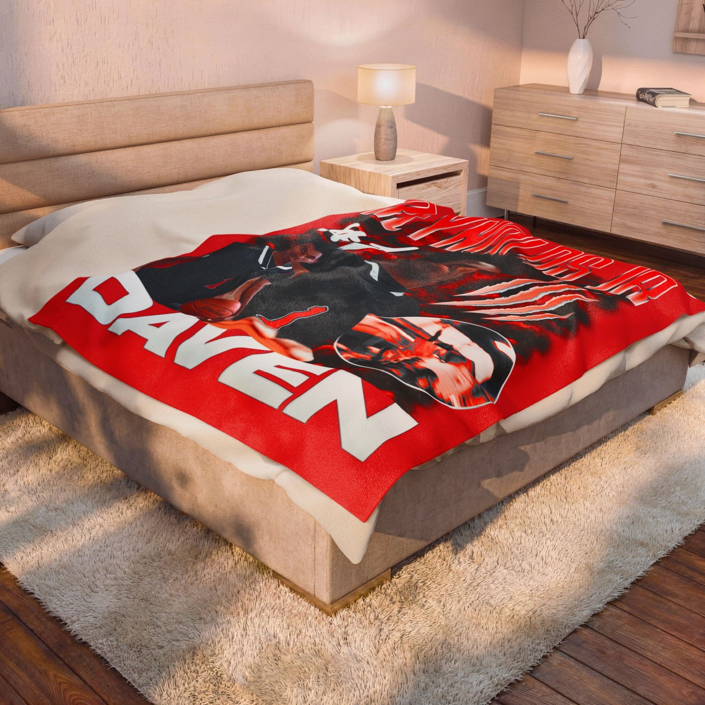 Daven Reynolds Jr. 60"-80" Plush Blanket