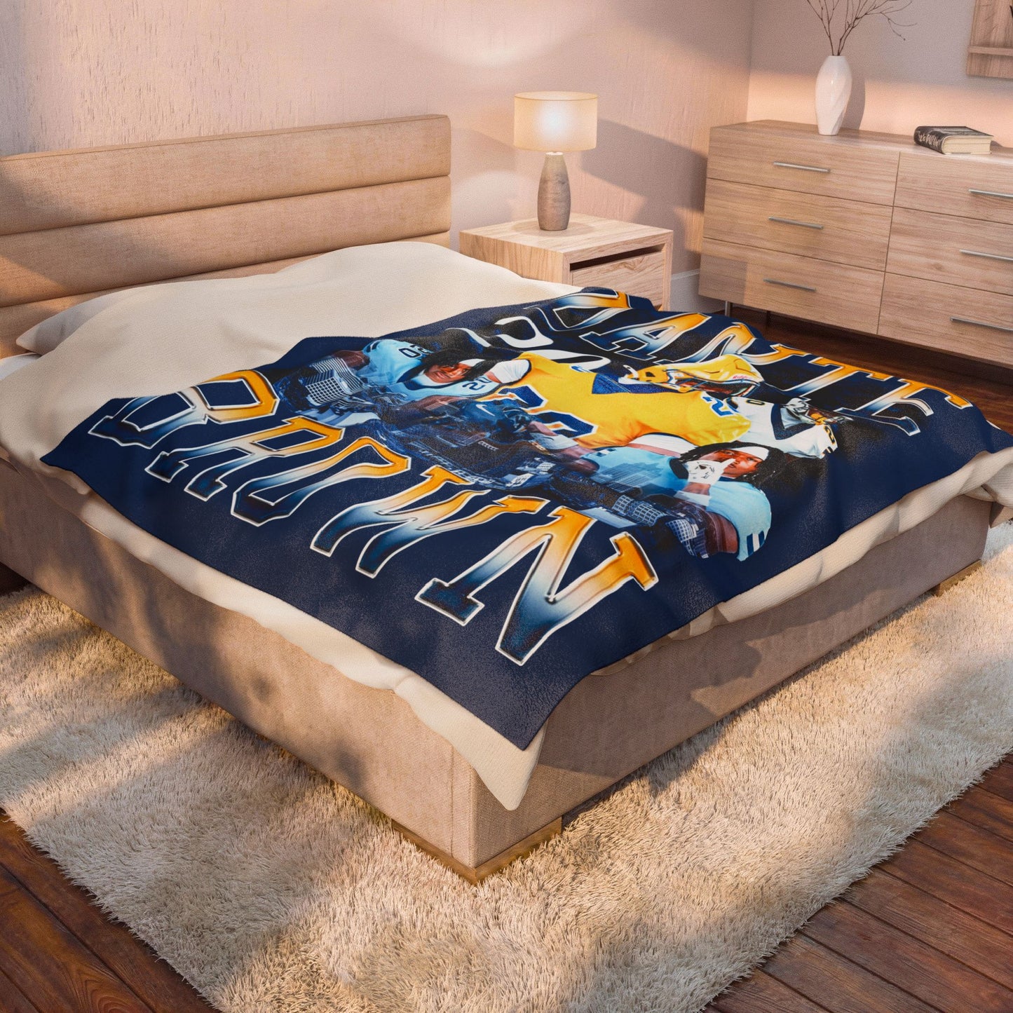 Dante Brown 60"-80" Plush Blanket