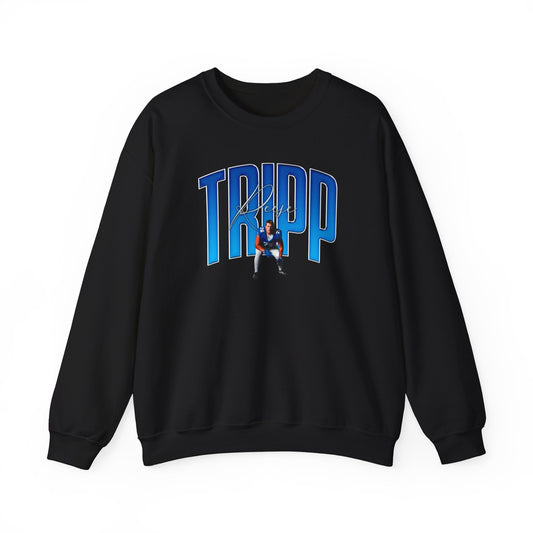 Reese Tripp Curved Combo Colored Crewneck Sweatshirt