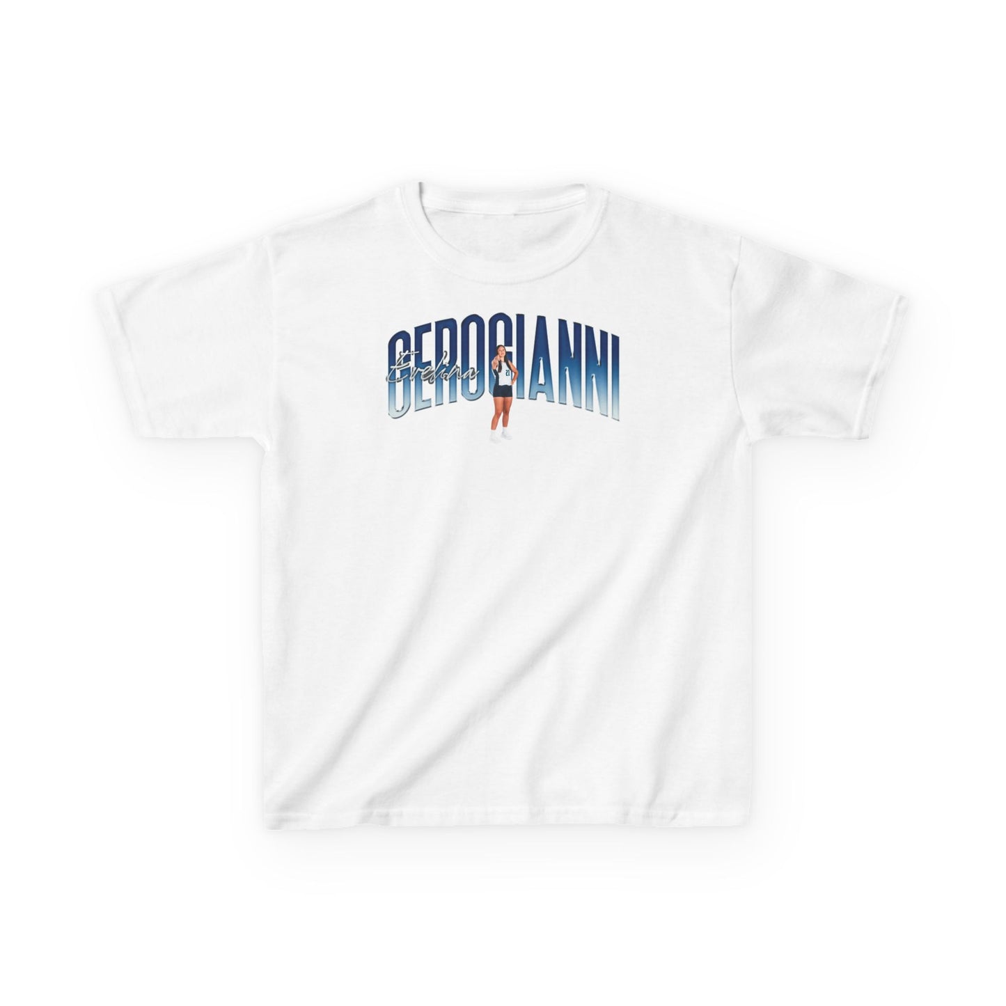 Evelina Gerogianni Curved Combo Colored Kids Tee