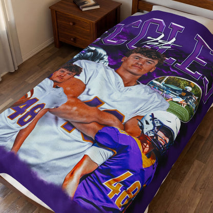 Tate Eccles 60"-80" Plush Blanket