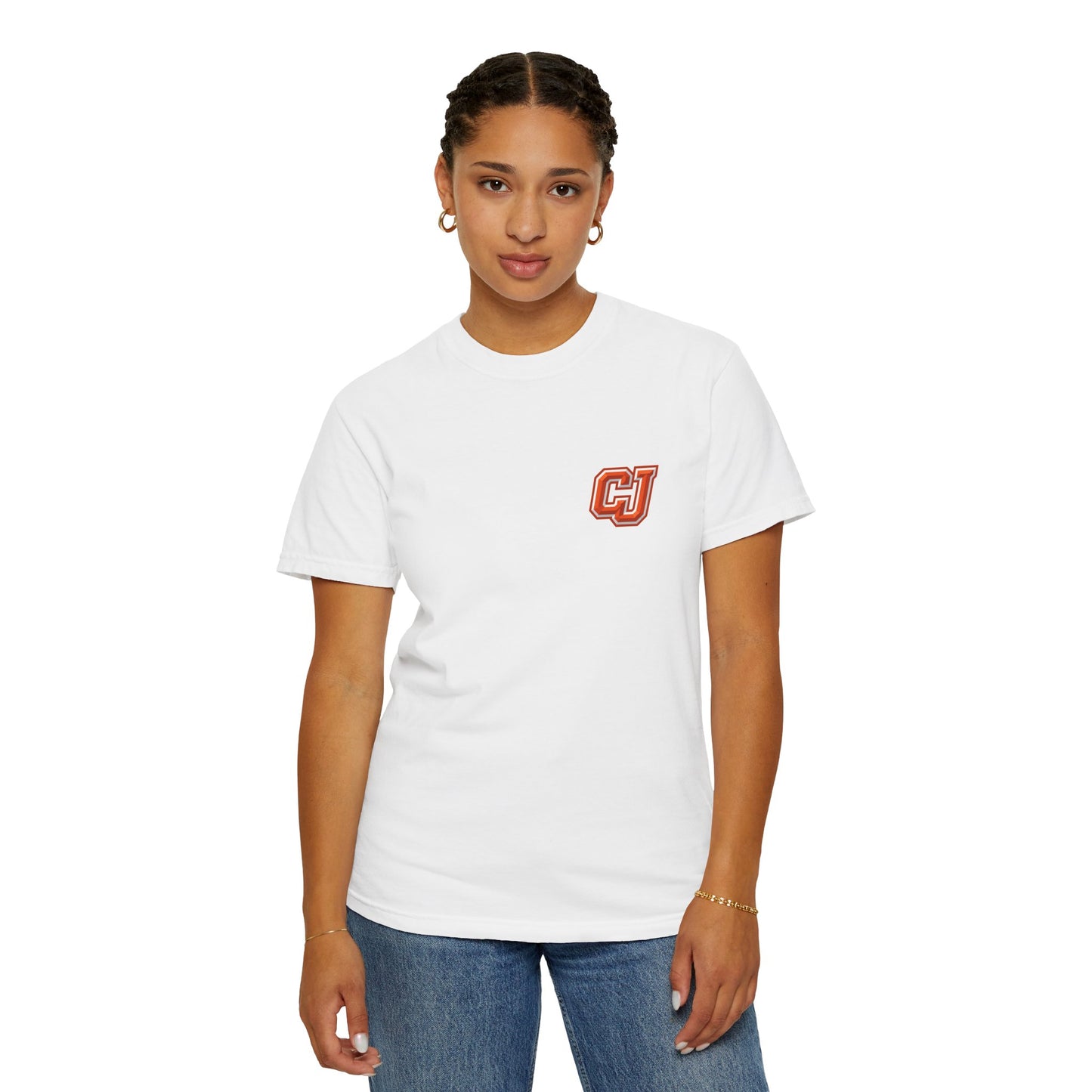 CJ June Logo Front & Back Premium Tee