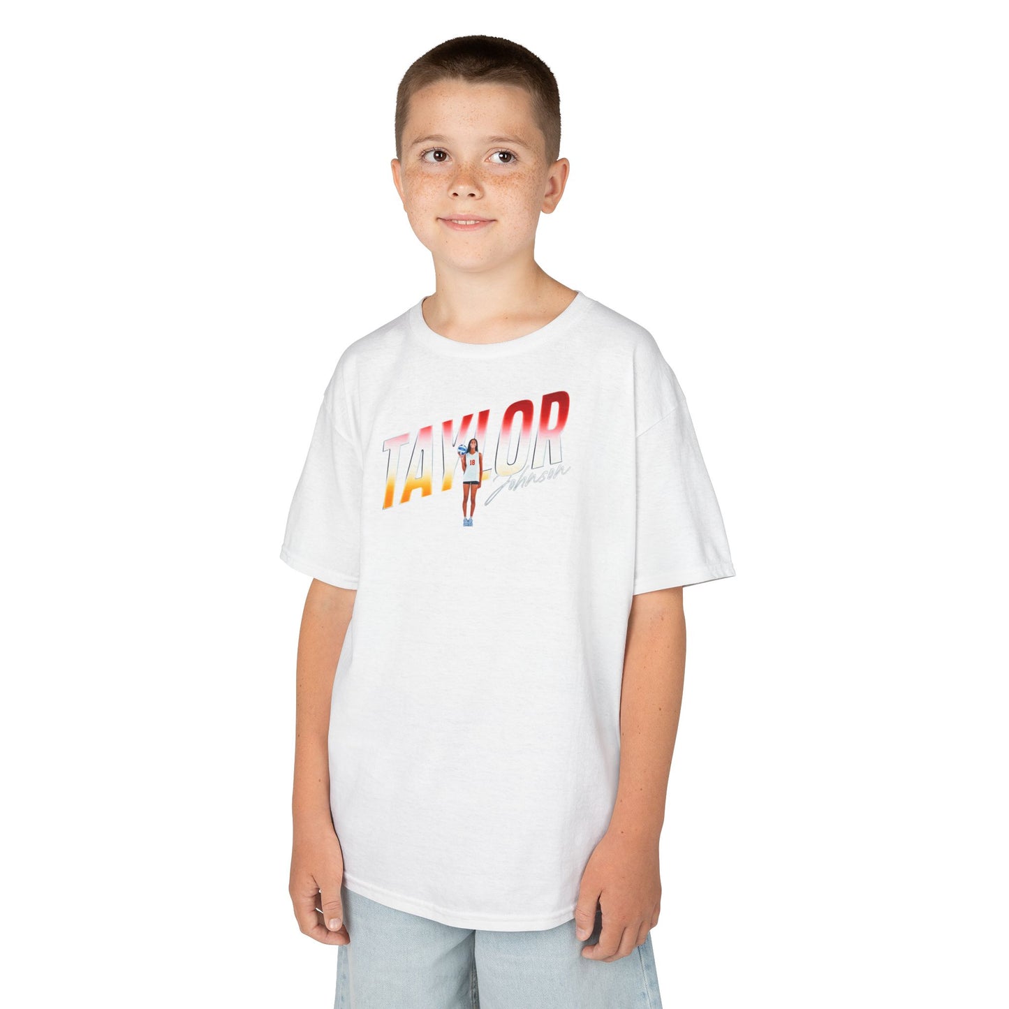 Taylor Johnson Cursive Combo Kids Tee