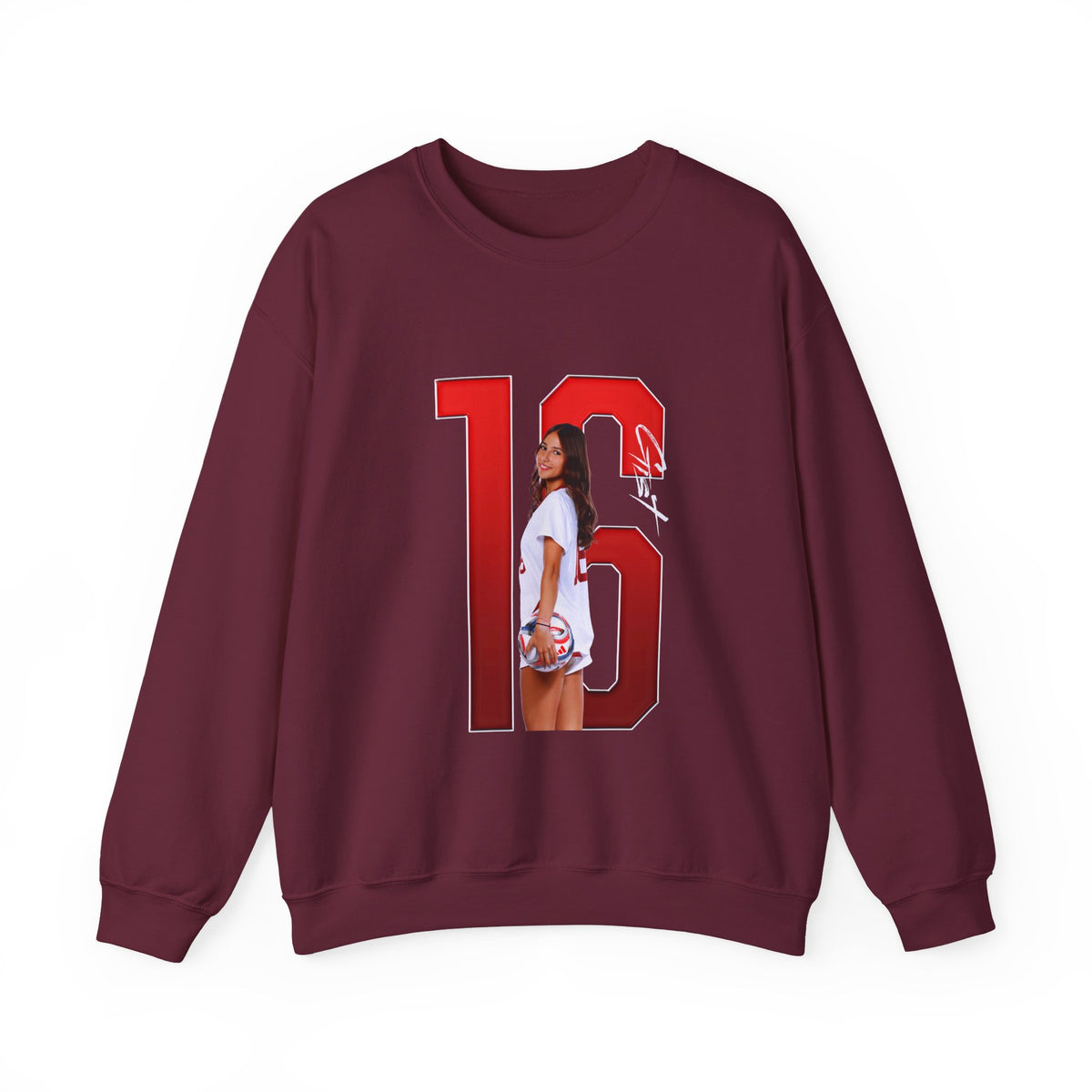 Zoey Gist Player Icon Number Crewneck Sweatshirt