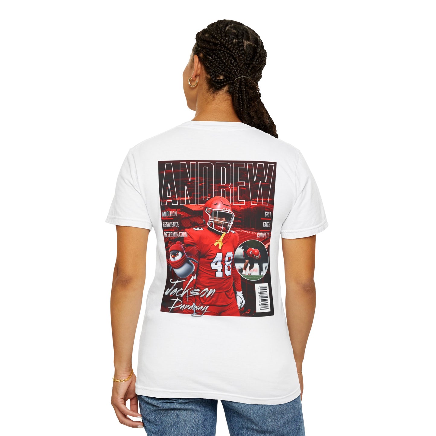 Andrew Jackson-Dunaway Logo Front & Back Premium Tee