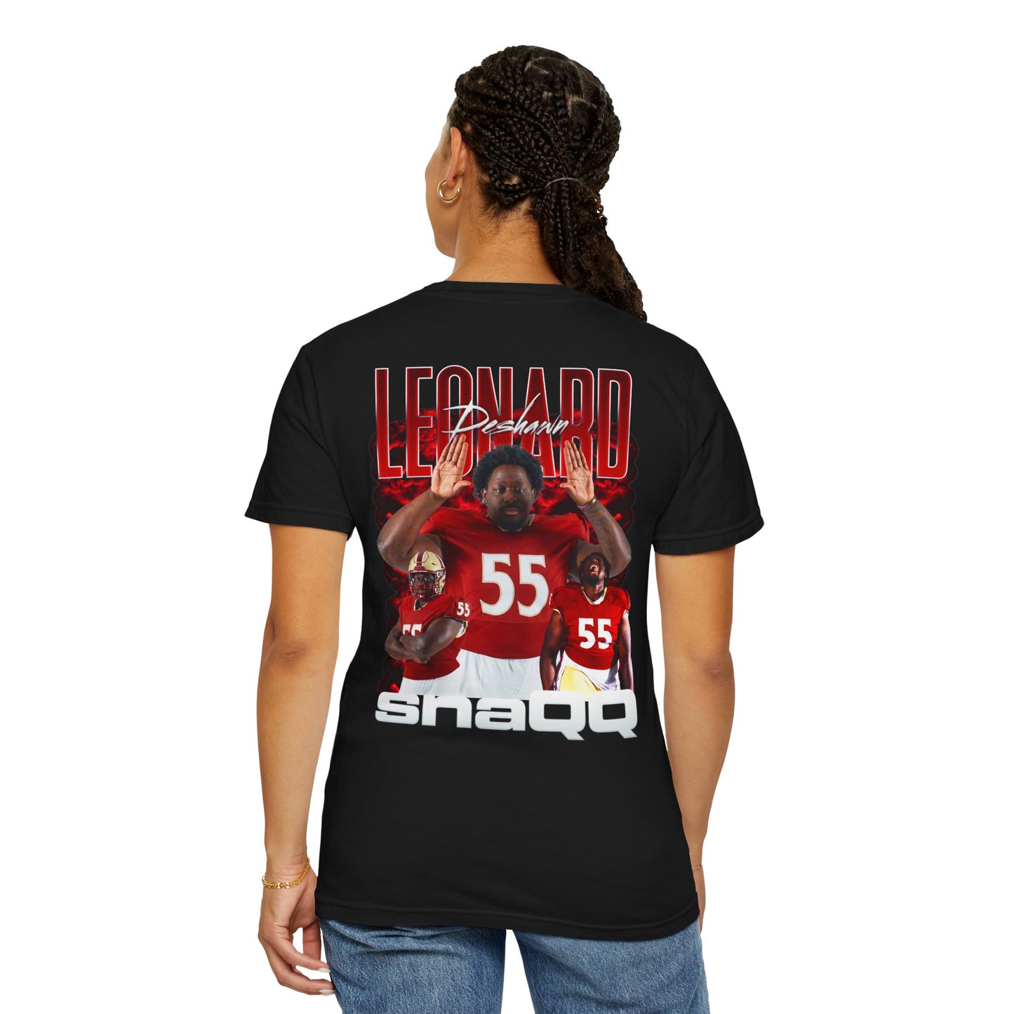 Deshawn Leonard Logo Front & Back Premium Tee