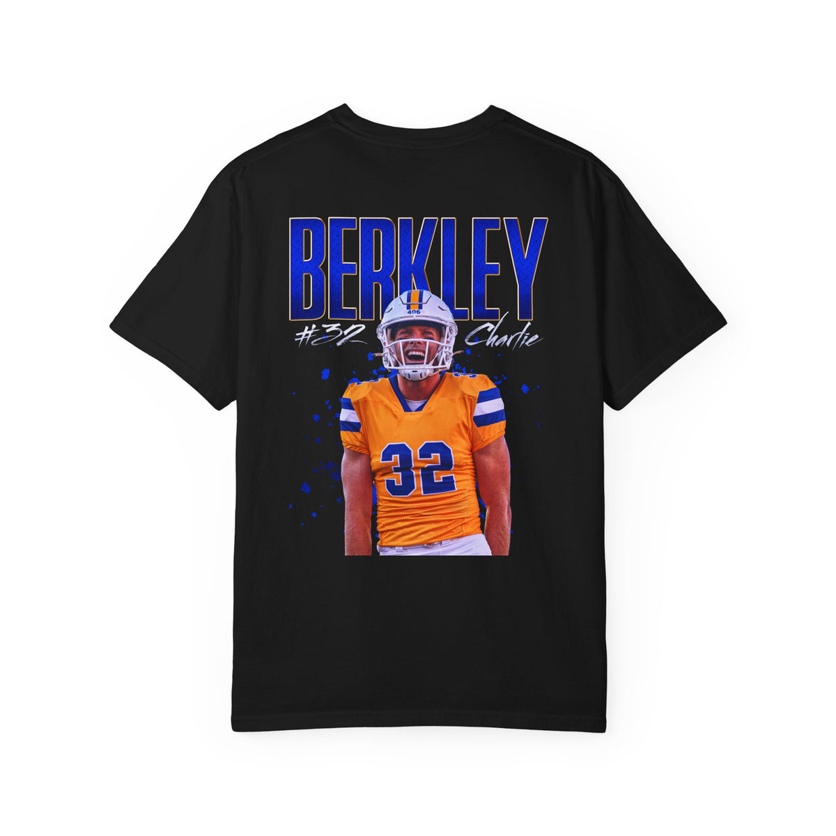 Charlie Berkley Logo Front & Back Premium Tee