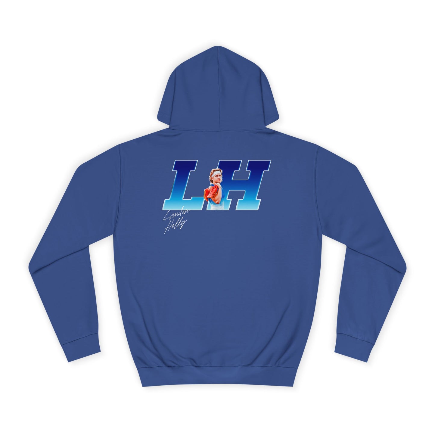 Landon Holly Big Initials Colored Premium Hoodie